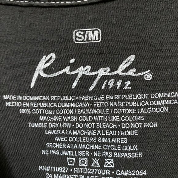 Ripple Spritz Club Oversized T-Shirt Size S/M - Picture 4 of 5